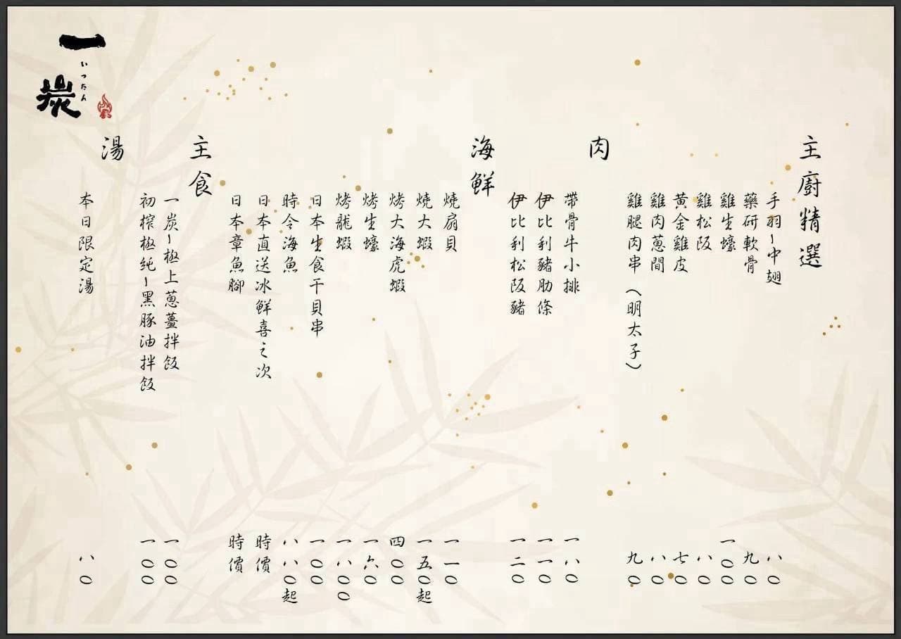 菜單第 2 頁