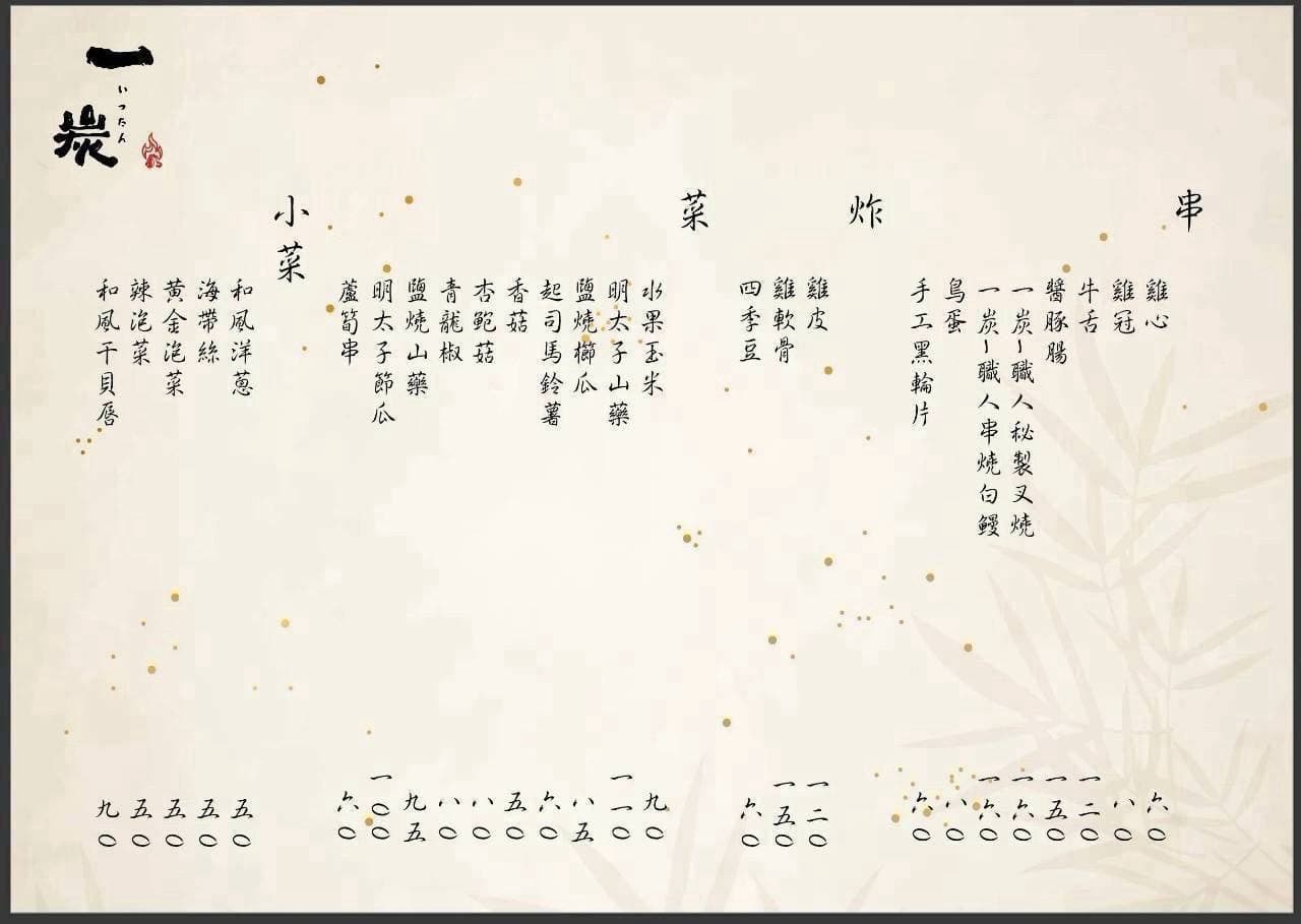 菜單第 3 頁