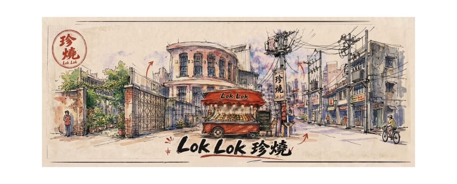 LokLok 珍燒 品牌主視覺
